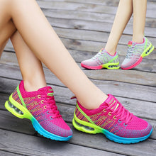 Load image into Gallery viewer, 2018 Women Shoes Spring Autumn New Sports Ladies Shoes Walking Breathable Mesh Flat Shoes Casual Running Sneakers Platform Shoe