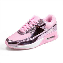Load image into Gallery viewer, GOODRSSON air cushion solid lace-up flat Outdoor casual shoes breathable Sweat-Absorbant Anti-Odor light women shoes zapatillas